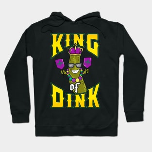 Mardi Gras Pickleball King Of Dink Hoodie